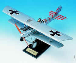 Pfalz D-III Fighter - Elite Skywarrior - 1/20 Scale Mahogany Model - ESFN035W