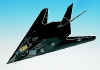 Lockheed - F-117A Blackjet - 1/72 Scale Plastic Model - BJR00872F3P