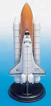 NASA Space Shuttle Endeavour with Full Stack 1/200 Scale - Solid Rocket Boosters and Center Fuel Tank - E0220S3P