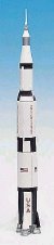NASA - Apollo Saturn V Rocket - 1/200 Scale Mahogany Model - E0120R3W