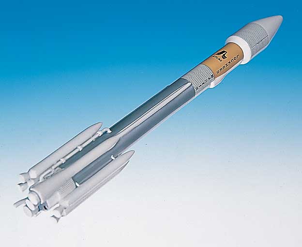 NASA - Lockheed-Martin - Atlas II Rocket - 1/200 Scale Mahogany Model - E2320R3W