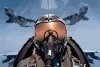 Fighter Pilot In Cockpit