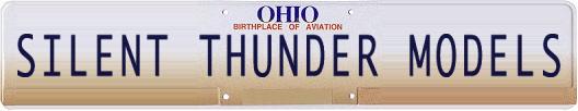Silent Thunder Models - Ohio - Birthplace Of Aviation - Celebrating 100 Years Of Flight - Dayton, Ohio - Kitty Hawk, North Carolina - Models of airplanes from the 1903 Wright Flyer Model, to the 2003 B-2 Stealth Bomber Models.