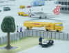 herpa - 20 Airport Fences - HE519946 -Twenty fences, each 30 millimeters (1.2 inches) long and four millimeters (0.16 inches) high, will prevent trespassing on your airport diorama. The wire netting has been printed on transparent plastic: a great detail for your miniature airport.