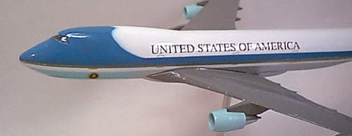 Schabak - Air Force One - Boeing 747-200 - 1/250 Scale Diecast Model - #SCH85186