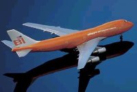 Schabak - Braniff International Airways - Boeing 747-200 - 1/250 Scale Diecast Model - #SCH85145
