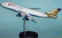Schabak - British Airways - India - Boeing 747-200 - 1/250 Scale Diecast Model - #SCH851-14IP