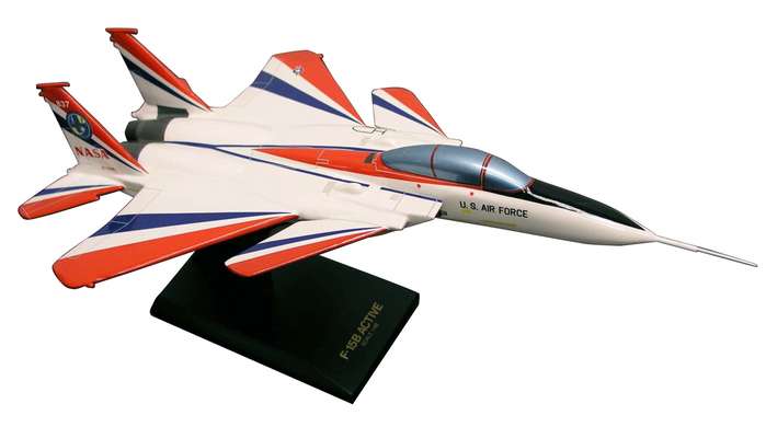 NASA - USAF - Boeing/McDonnell-Douglas - F-15B Demonstrator - 1/48 Scale Mahogany Model - E2748F3W