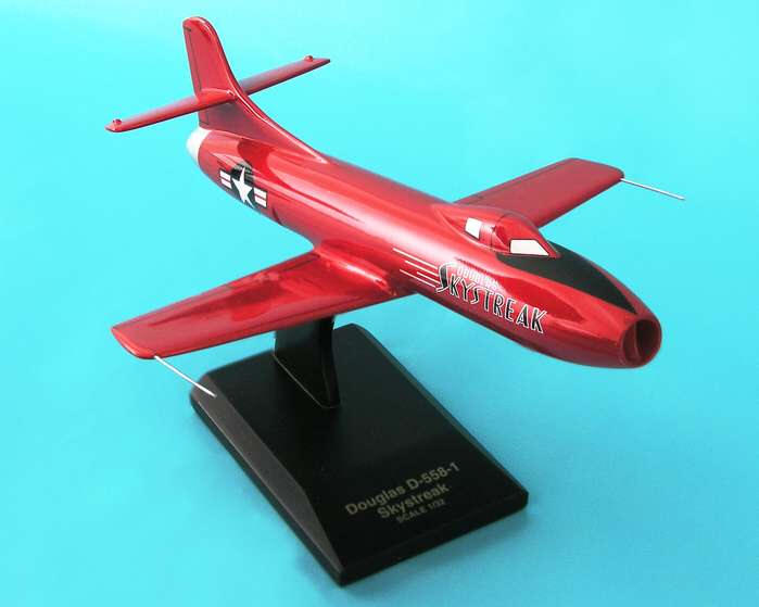 NACA - Douglas - D-558-1 Skystreak - 1/32 Scale Mahogany Model - E3332E3W