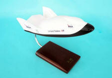 NASA - X-38 Space Escape Shuttle - 1/30 Scale Mahogany Model - E1930S3W