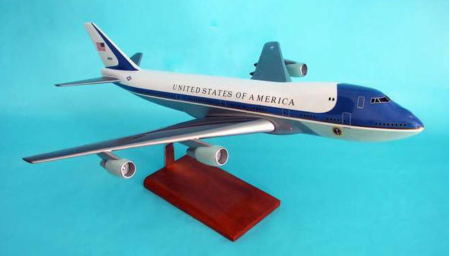 Boeing 747-200 VC-25A - Air Force One Model - 1/100 Scale Resin Model