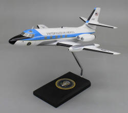 Air Force One - Lockheed VC-140B Jetstar - 1/48 Scale Mahogany Model - SOCVC140JW