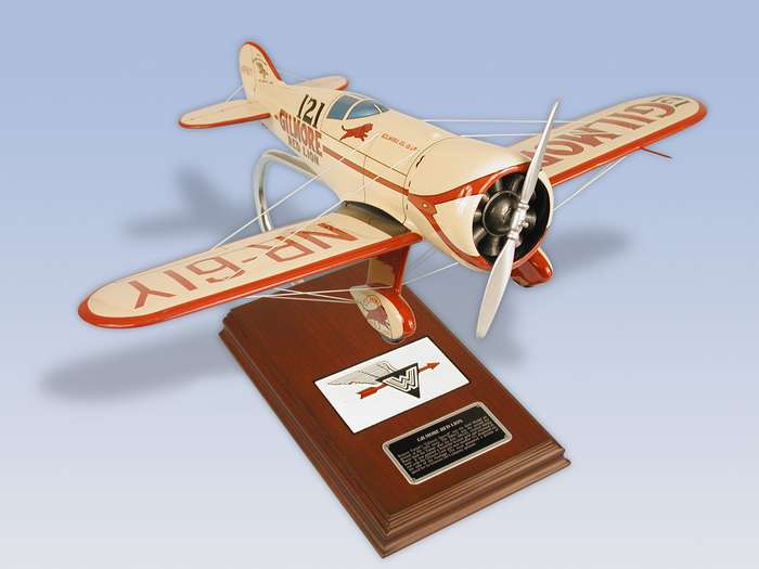 Wedell-Williams - Gilmore "Red Lion" - 1/20 Scale Mahogany Airplane Model - Elite Skywarrior