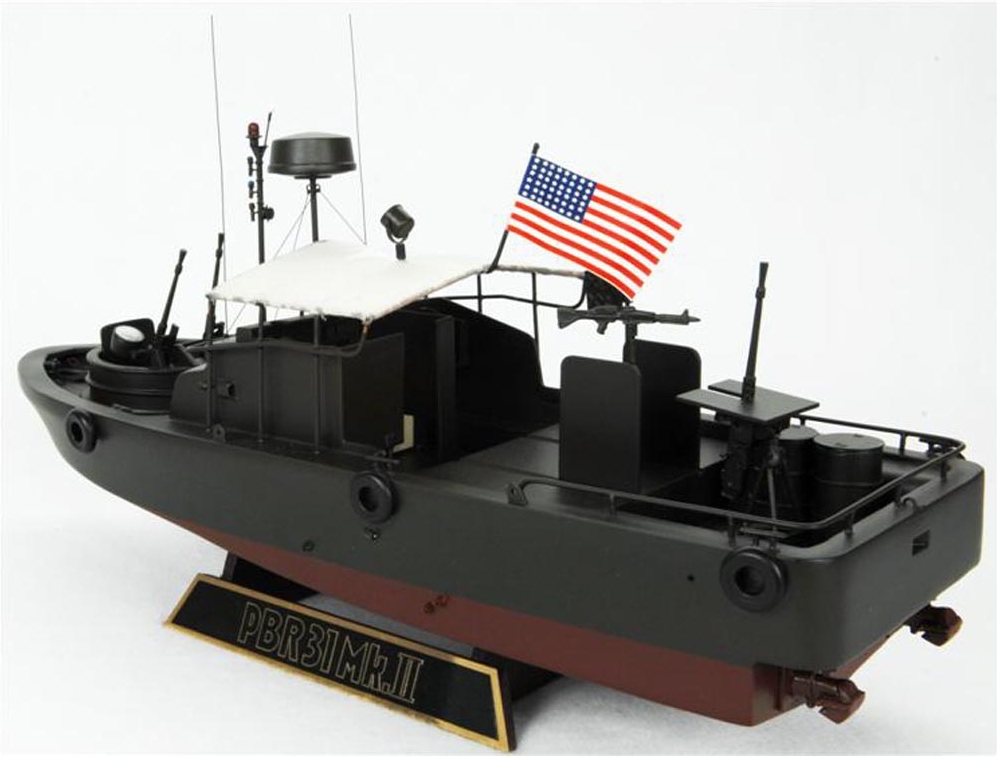 PBR 31 Mk II Patrol Boat River 1 24 Scale Mahogany Model PBR 31 Mk II Patrol Boat River 1 24 Scale Mahogany Model