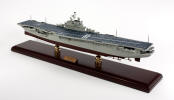 USS Intrepid CV-11 - Aircraft Carrier - 1/350 Scale Mahogany Model