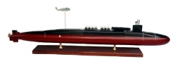 Click Here For Details And A Larger View - USN - Ohio Class Submarine  - 1/240 Scale Mahogany Custom Model