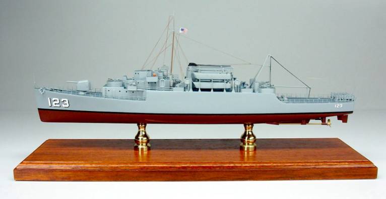 APD-123 USS Diachenko - Custom Ship Model