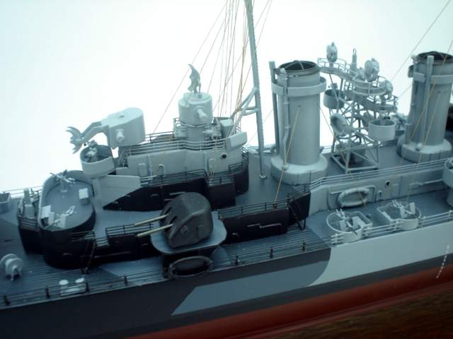 1944 USS St. Louis CL49 Cruiser 1/250 Scale Model