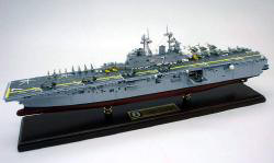 Click Here For Details And A Larger View - USS Iwo Jima LHD-7 - Amphibious Assault Ship - 1/350 Scale Mahogany Model