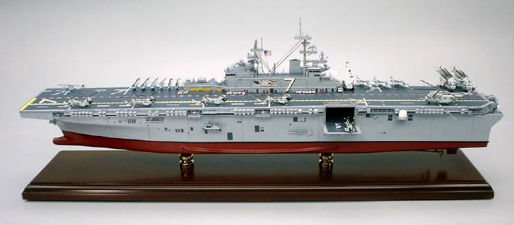 Click image for a larger view! - LHD-7 Iwo Jima - Custom Ship Model - Amphibious Attack Ship