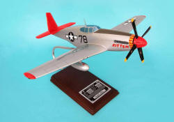 P-51C Tuskegee 'KITTEN' signed by pilot Charles McGee