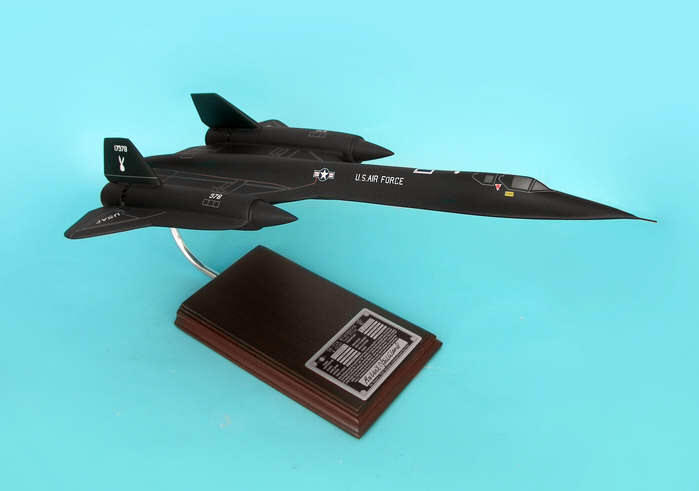 High Flying Models Lockheed SR-71 Blackbird Limited Edition Large Mahogany Model 