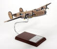 Consolidated - B-24D "Utah Man" - Ploesti Raid - Signed 1/100 Scale Mahogany Model