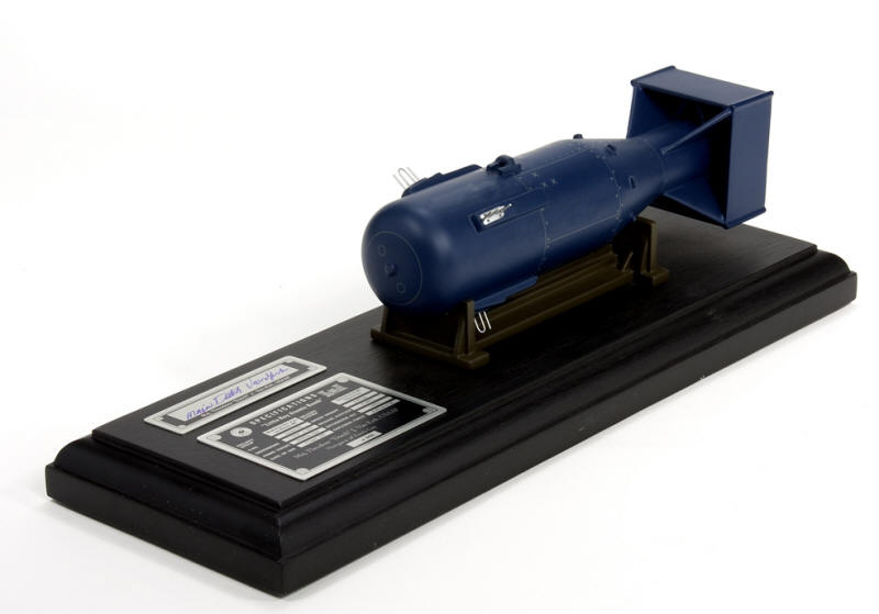 "Little Boy" Atomic Bomb - Signed - 1/12 Scale Model