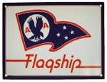 American Airlines - Flagship - Eagle - Metal Collector Sign - AAAWFLGSHP