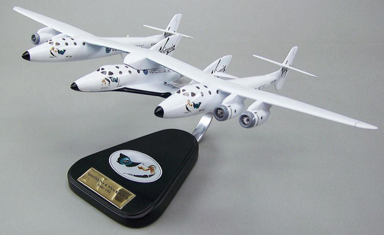 SpaceShipTwo & White Knight Model - VMS Eve