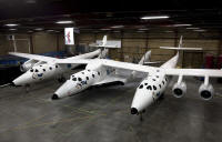 The SpaceShipTwo & White Knight Model - VMS Eve