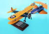 US Army Air Corps - Stearman - PT-17 Kaydett - Super Elite - 1/22 Scale Mahogany Model - SE003W