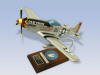 USAAF - North American - P-51D Mustang - "OLD CROW" - Super Elite - 1/24 Scale Mahogany Model - SE0012W