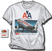 American 767-200 - Our American 767-200 shirt. Printed on the front of a 100% cotton ash shirt, we have the medium-haul jetliner on its take-off roll. Something Special in the Air! Sizes M, L, XL and XXL