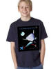 Lockheed-Martin Space Shuttle Kid's Shirt - TriStar, goes to even greater heights! To have been launched in 2002, here we have a view of the Venture Star X-33 NASA Re-usable Launch Vehicle for NASA! Unfortunately this Space Program was cancelled but we have some shirts of what never was! On a black Fruit-of-the-Loom 50/50 cotton/poly shirt! Kid’s sizes 2-4 only.