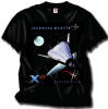 Lockheed-Martin Space Shuttle T-Shirt - TriStar, goes to even greater heights! To have been launched in 2002, here we have a view of the Venture Star X-33 NASA Re-usable Launch Vehicle for NASA! Unfortunately this Space Program was cancelled but we have some shirts of what never was! On a black Fruit-of-the-Loom 50/50 cotton/poly shirt! Sizes L, XL and XXL
