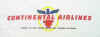 Continental Airlines (design on front)