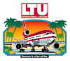 LTU is known as 'Germany's Other Airline' and flies to warm weather locations all over the globe. We have the DC-10 on the front, and the Mexican "LTU Girls" on the back as featured in their advertising. 100% cotton white shirt.