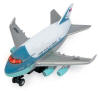 Air Force One - Radio Control Airplane - Ages 3 and Up - This radio controlled plane features forward take-off action, cockpit light, 360 degree turning ability, and a durable hand- controller. Uses two AA batteries and one 9 V battery, not included. Gift Boxed.