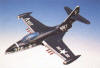 Grumman - F9F-5 Panther - USN - 1/32 Scale Mahogany Model - C3732F3W