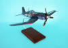 Chance-Vought - F4U-1D Corsair - USN - 1/32 Scale Mahogany Model - C0948F2W