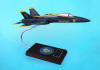 McDonnell-Douglas - Blue Angels F/A-18A - 1/38 Scale Mahogany Model - ESSN019W