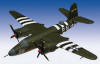 US Army Air Corps - Boeing - B-26B/C - Marauder - 1/48 Scale Mahogany Model - A0948B2W