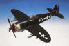 US Army Air Corps - Republic - P-47B/D Razorback Jug - 1/32 Scale Mahogany Model - A1932F2WW
