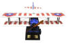 US Army Air Corps - WWI - S.P.A.D. - Spad XIII Biplane - Elite Skywarrior - 1/20 Scale Mahogany Model - ESAF021W(A1620F1W)