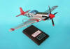 North American - P-51D Mustang - Tuskegee Airmen - Elite Skywarrior - 1/24 Scale Mahogany Model - ESAF028W