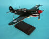 USAAF - Curtiss - P-40E Warhawk Flying Tigers - 1/32 Scale Mahogany Model - A0532F2W