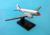 USAAF - C-47A Skytrain - Silver - Douglas - 1/72 Scale Mahogany Model - A1472P2/2W