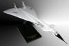USAF - XB-70 Valkyrie - North American - 1/150 Scale Mahogany Model - B1415B3W