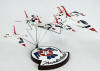 F-16 Thunderbirds - Falcon - Flying in Formation! - 1/72 Scale Models